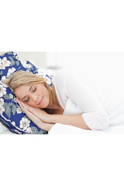 ALCAM Set Of 4 Daisy Pillows, Quilted Microfiber, 50x70 Cm
