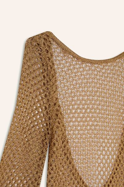 DeFacto Maxi-Strandkleid mit langen Ärmeln und normaler Passform zum Verlieben – C5147ax24sm