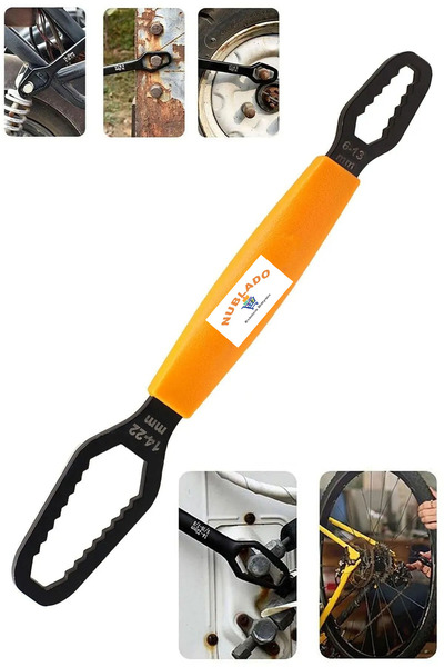 NUBLADO MFT مزدوج الفم العالمي الذاتي تشديد متعدد الأغراض مفتاح الصلب البريطا...