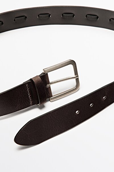 Massimo Dutti Halka detaylı napa deri kemer