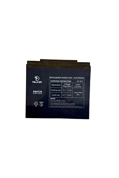 Falcon 12v 24Ah Elektrikli Motosiklet Aküsü Üretim Yılı 2025