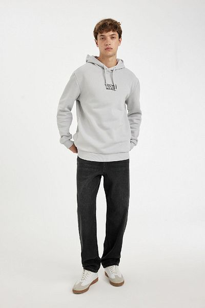 DeFacto Φούτερ με κουκούλα Marvel Logo Only Regular Fit 3151916