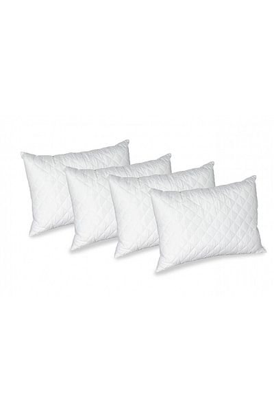 ALCAM Set Of 4 Pillows, Quilted Microfiber, 50x70 Cm