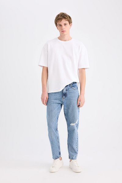 DeFacto Ψηλόμεσο στενό τζιν της δεκαετίας του '90 - Slim Fit C5743ax24au