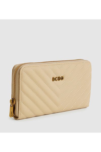 BCBG Quilted Long Wallet