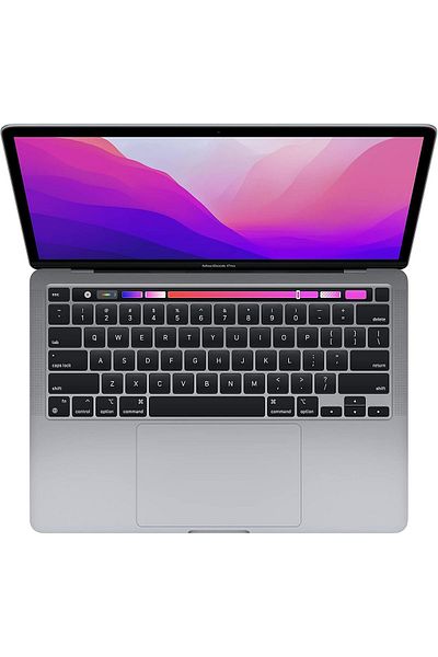 Apple ماك بوك برو 13.3 بوصة مع شريحة M2 ومعالج ثماني النواة وذاكرة وصول عشوائي (RAM) سعة 24 جيجابايت ومحرك أقراص SSD سعة 1 تيرابايت ولوحة مفاتيح إنجليزية - رمادي فضائي