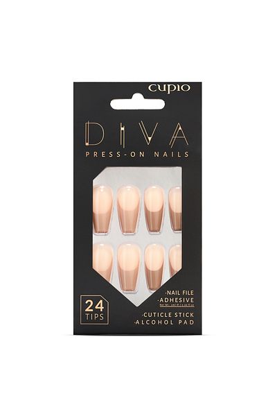 Cupio Cupio Diva false nail set - Nude French