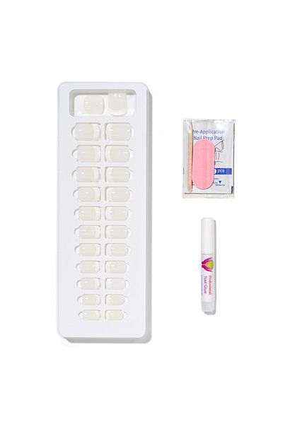 Cupio Set unghii false Cupio Diva - White French
