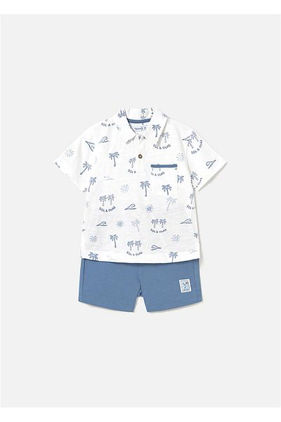 MAYORAL Baby Boy Polo Shorts Set Collar T-Shirt 1657