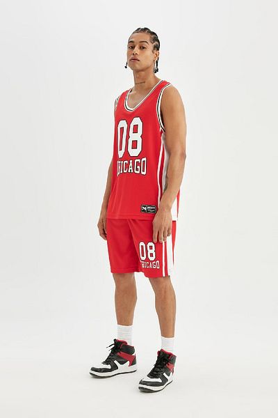 DeFacto DeFactoFit - Shorts aus schwerem Stoff mit kurzem Bein für Sportler C2422AX24SM