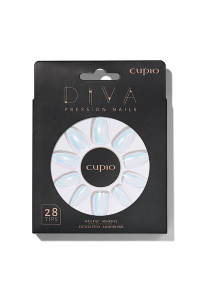 Cupio Set unghii false Cupio Diva - Baby Chrome