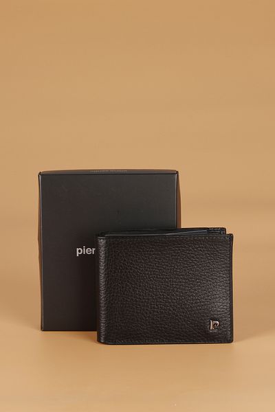 Pierre Cardin 2243 Back Leather Men's Wallet Card Holder Flotur-Black