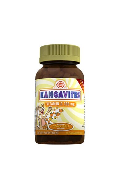 Solgar Kangavites Vitamin C 100 mg 90 Çiğneme Tableti