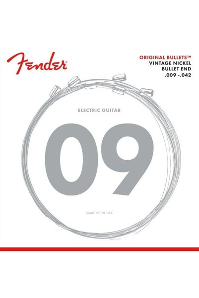 FENDER Original Bullets Elektro Gitar Teli Pure Nickel Bullet End 3150L Gauges