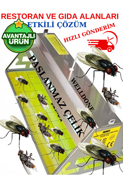 WELLDONE En Iyi Sinek Öldürücü Sinek Yakalama Sinek Cihaz Elektirikli Yapışka...