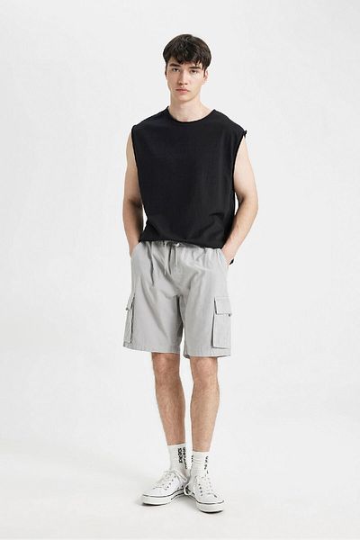 DeFacto Boxy Fit Crew Neck Basic Απλό εσώρουχο C7205ax24hs