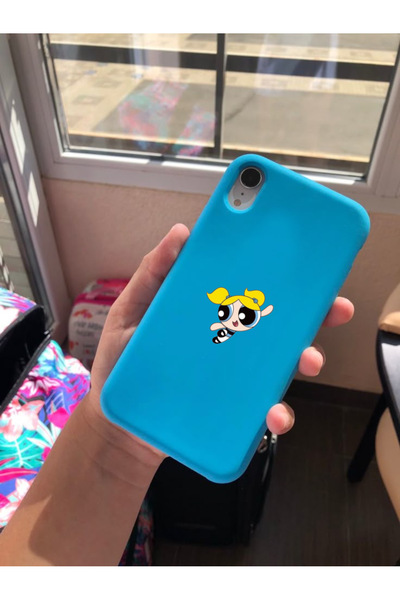 izzytech حافظة هاتف محمول مطبوع عليها طبعة باورباف جيرلز متوافق مع هاتف آيفون...