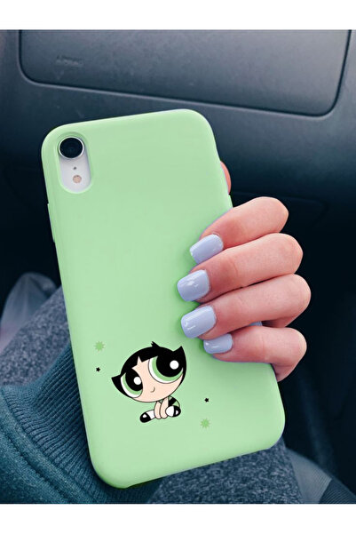 izzytech حافظة هاتف محمول مطبوع عليها طبعة باورباف جيرلز متوافق مع هاتف آيفون...