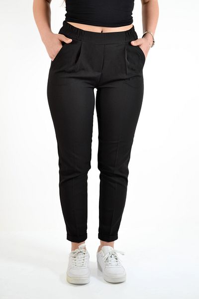 Nisan Double Leg Trousers with Elastic Waist