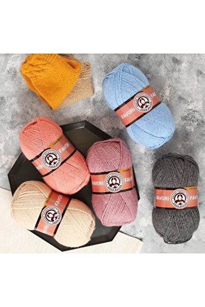 Ören Bayan Ören Favori El Örgü Ipliği 100 gr Renk 019 Lacivert