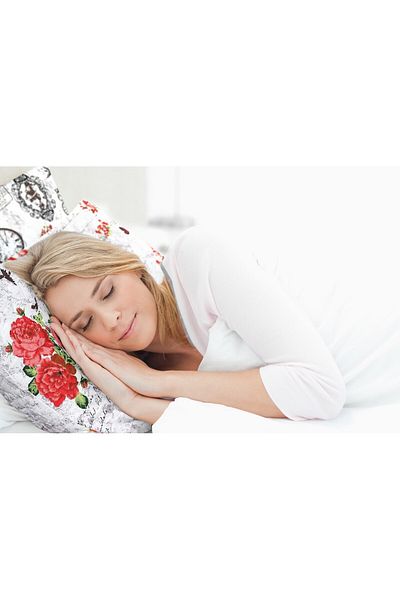 ALCAM Set of 4 Romance pillows, quilted microfiber, 50x70 cm