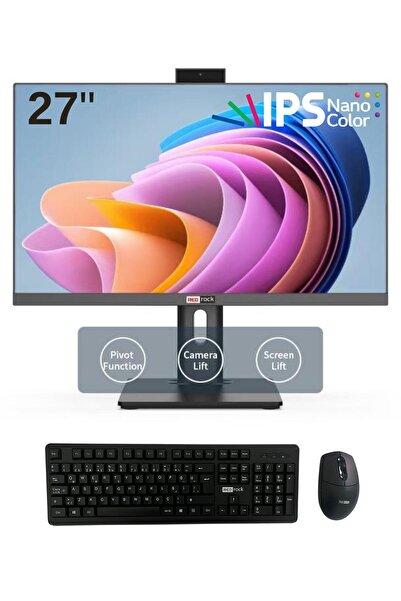 Redrock Highline I5 11500 16GB,1TB(SSD), 27" Pivot Ekran Webcam, Kablosuz Kl&...