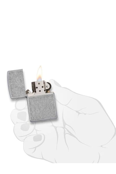 Zippo Çakmak Reg Antiq Silver 121fb