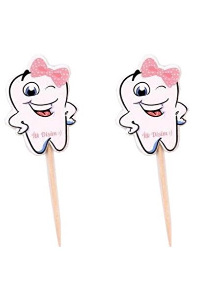 Hayaller Dükkanı Diş Buğdayı Kız Kürdan 20 Adet Diş Şeklinde-