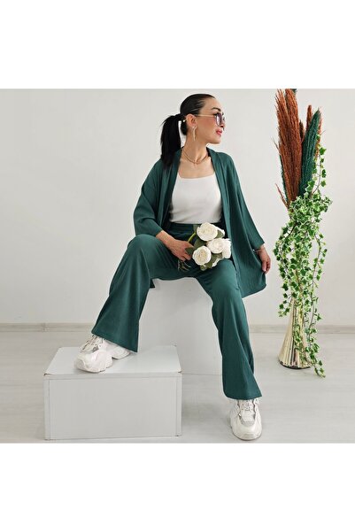 6 butik altı üstü butik Set kimono dublu cu picioare late din țesătură Spider