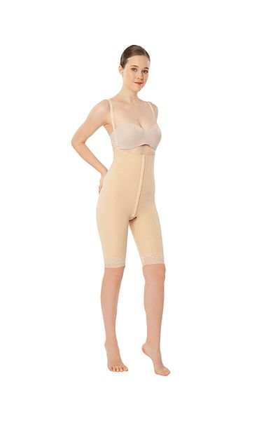 Variteks 122 Agraflı under Breast - Above Knee Liposuction Corset Skin L(3)