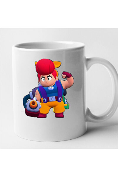 OEM Cana albă personalizată Brawl Star - Pam, INOVATIX®. 330 ml