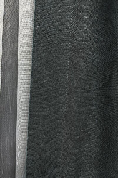 Cortibo Барселона Антрацит Фон Завіса Вельветова Тканина - Без підкладки