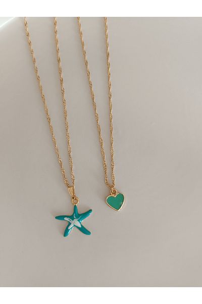 banunun takı tasarımı Set of 2 Necklaces