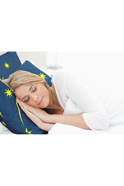 ALCAM Set of 4 Moon Night pillows, Alcam quilted microfiber, 50x70 cm