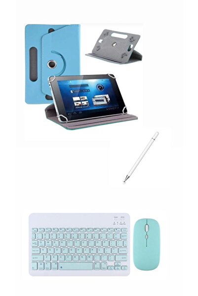 corcishop TLC TAB 11 Gen2 11'' Uyumlu Kılıf Bluetooth Klavye Dokunmatik Kalem