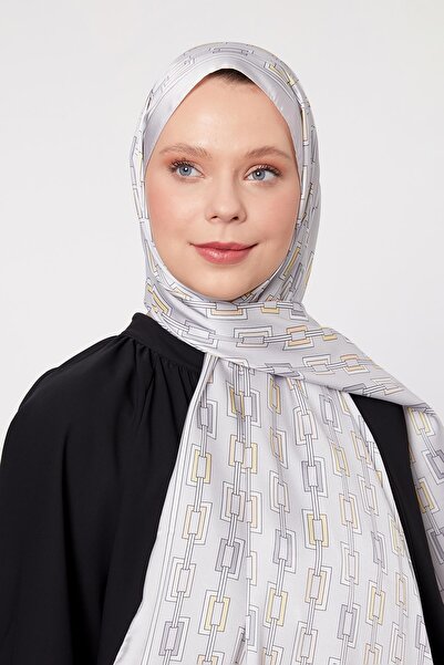 Levidor Silver Square Chain Pattern Angel Shawl