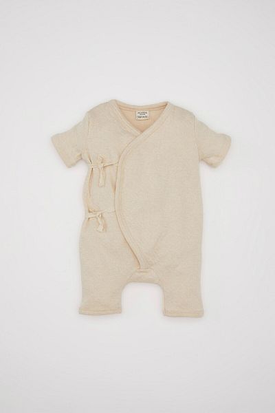 DeFacto Newborn Baby Girl Romper - Short Sleeve, C5086A524SM