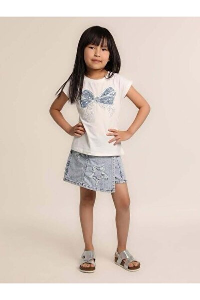 Zekids Κοριτσίστικο μπλουζάκι με φιόγκο