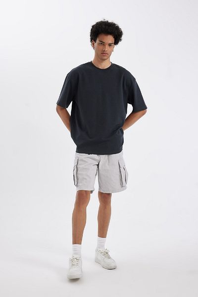 DeFacto Χαλαρή εφαρμογή Gabardine Bermuda Shorts - C5400ax24sm