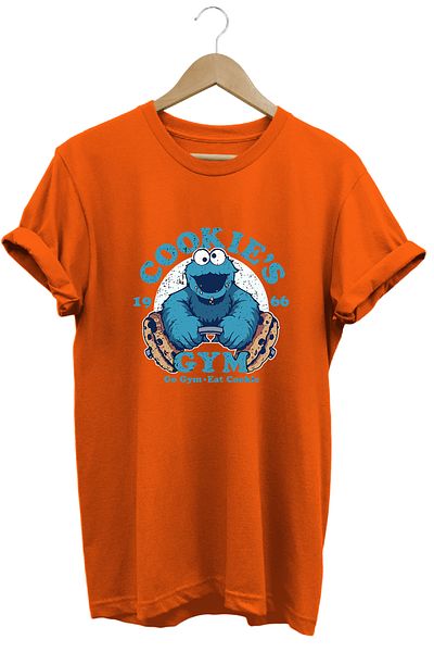 remonz Μπλουζάκι Cookie Monster με στάμπα 100% βαμβάκι κανονικό μέγεθος