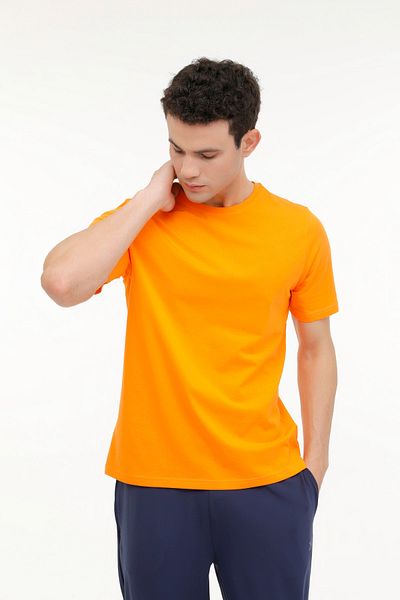 Kinetix M-SN220 BSC T-SHIRT 4FX Orange Tricou cu mânecă scurtă pentru bărbați