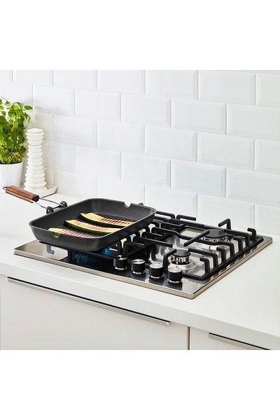 IKEA GRILLA Grill pan, black, 36 x 26 cm