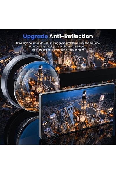 AWH Camera Lens Protector for Samsung Galaxy S25 Ultra, 9H Shatterproof Glass