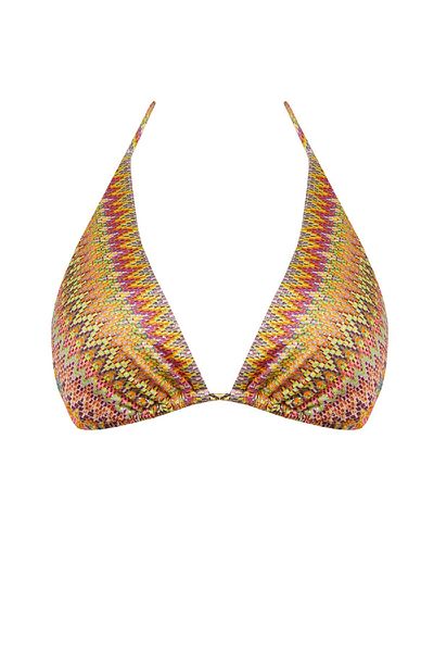 DeFacto DeFacto x Ayje – Gemustertes Neckholder-Triangel-Bikinioberteil – C6155AX24HS
