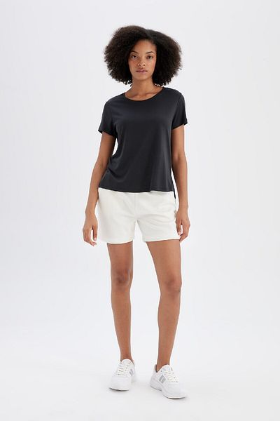 DeFacto Fit Modal Crew Neck - Sportovní tričko s krátkým rukávem C0193ax24sm