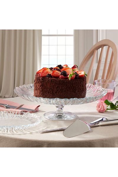 Paşabahçe Cake stand with base 31.5cm, Aurora