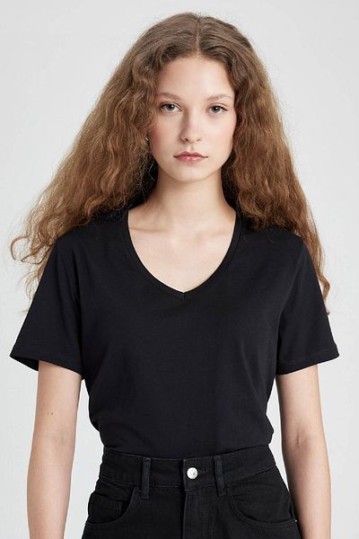 DeFacto Regular Fit Short Sleeve Maternity T-Shirt N1670az24sp