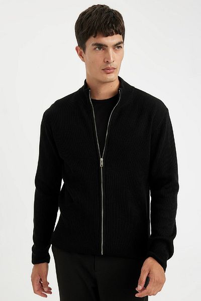 DeFacto Turtleneck Standard Fit Cardigan - C8172Ax24Au