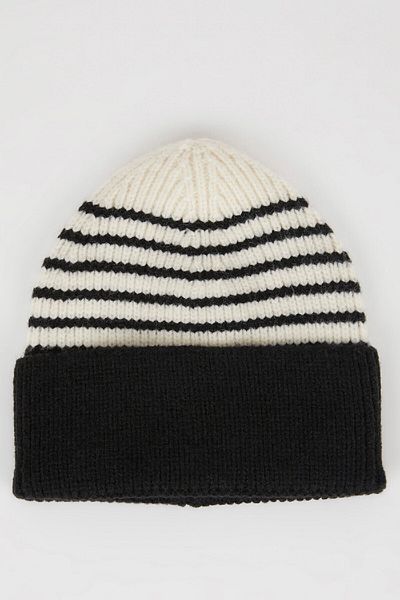 DeFacto Tricotaj cu dungi pentru bebelusi Beanie C8596a524wn