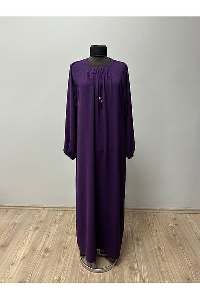 MSA Giyim Long-Sleeved, Solid Color, Practical One-Piece, Aerobin Dress